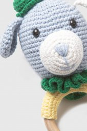 Amigurumi Köpek Çıngırak Mavi thumbnail 1