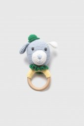 Amigurumi Köpek Çıngırak Mavi thumbnail 2