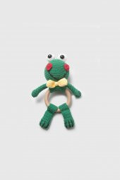 Amigurumi Kurbağa Çıngırak Yeşil thumbnail 2