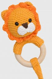 Amigurumi Aslan Çıngırak Sarı thumbnail 1