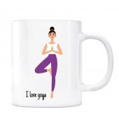 I Love Yoga Kupa Bardak - Model 7 thumbnail 1