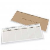 Haftalık Planlayıcı Spiralli Defter - Weekly Planner thumbnail 2