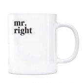 İkili Kupa Bardak - Mr Right Mrs Always Right thumbnail 2