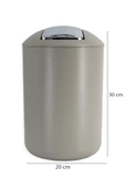 Bej, Çöp Kovası 6,4 Litre - Brasil Model thumbnail 2