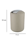 Bej, Çöp Kovası 2 Litre - Brasil Model thumbnail 2