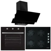 Alveus 6 Program Turbo Ankastre Cam Set - Siyah thumbnail 1