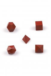 Red Jasper Doğal Taş Platonik Set thumbnail 2