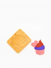 Woodnjoy Cupcake Üç Boyutlu Ahşap Puzzle thumbnail 1