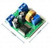 LM2587 Ayarlı Voltaj Yükseltici Modül 40V 5A Step Up Boost Modül thumbnail 6