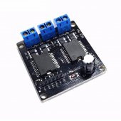 Dual MC33886 Motor Sürücü Modül 40V 5A Akıllı Robot Araba thumbnail 6