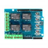 Arduino 4 Kanal Röle Shield DC 24V 3A thumbnail 1