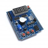 Multi Çok Fonksiyonlu Arduino Shield 7 Segment Buzer Button Pot thumbnail 5