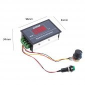 30A 60V DC Motor Hız Kontrol Devresi Panel Tip Potansiyometre thumbnail 7