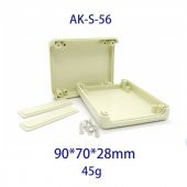 AK-S-56 Plastik Kutu Siyah Elektronik Devre Kutusu thumbnail 3