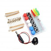 Elektronik Başlangıç Seti Arduino Starter Kit Breadboard Led thumbnail 6