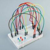 Orta Boy Breadboard 400 Pin Hücre Protoboard Prototip Deney thumbnail 7