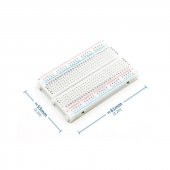 Orta Boy Breadboard 400 Pin Hücre Protoboard Prototip Deney thumbnail 8