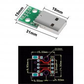 Usb Male To Dip Çevirici Pcb thumbnail 8