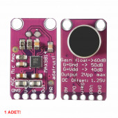 Max9814 Amplikatörlü Analog Mikrofon Modülü Ses Algılama Sensörü thumbnail 6