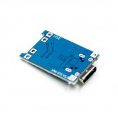TP4056 Korumalı Lityum Pil Şarj Devresi Type C Usb Batarya thumbnail 6