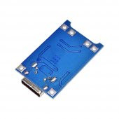 TP4056 Korumalı Lityum Pil Şarj Devresi Type C Usb Batarya thumbnail 7