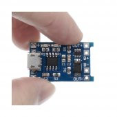 TP4056 Korumalı Lityum Pil Şarj Devresi Micro Usb Batarya thumbnail 4
