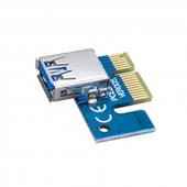 Mini PCI-E USB Molex Yükseltici Kart Bitcoin-Mining-Crypto thumbnail 3