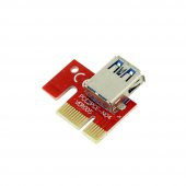 Mini PCI-E USB Molex Yükseltici Kart Bitcoin-Mining-Crypto thumbnail 6