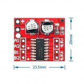 Mini L298N Motor Sürücü Modül-Hız Kontrollü thumbnail 5