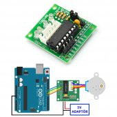5V 28BYJ48 Step Motor + ULN2003A Sürücü Kartı thumbnail 7