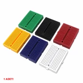 SYB-170 Renkli Mini Bread Board BreadBoard 170 Hücre thumbnail 2