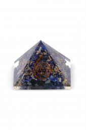 Lapis Lazuli Taşından Orgonit Piramit thumbnail 2
