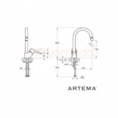 Artema A42148 Solid S Eviye Bataryası thumbnail 2