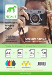 Epson L3251 L3150 L1110 Fotoğraf Kağıdı Premium Parlak 260 gr A4 50 Yaprak thumbnail 1