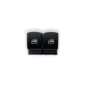VW EOS 2006-2011 Sol Kapı Cam Açma Düğmesi Çiftli Kromlu 5K3959857A thumbnail 3