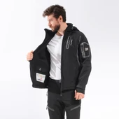 FreeCamp Eagle Softshell Ceket-SİYAH thumbnail 3