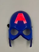 Plastik Işıklı Kaptan Amerika Maske thumbnail 1