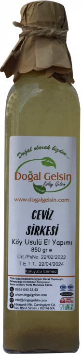 Doğal Gelsin Ceviz Sirkesi - 500 ml thumbnail 1