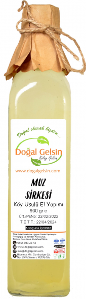 Doğal Gelsin Muz Sirkesi - 500 ml thumbnail 1