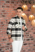 OVERSİZE EKOSELİ ÇİFT CEP ERKEK KALIN ODUNCU GÖMLEK thumbnail 1
