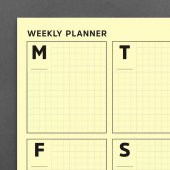 Sarı Sayfalar Haftalık Plan Defter - Yellow Page Weekly Planner thumbnail 3