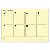 Sarı Sayfalar Haftalık Plan Defter - Yellow Page Weekly Planner thumbnail 4