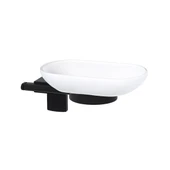 Tema Premium Serisi Banyo Sabunluk Mat Siyah thumbnail 1