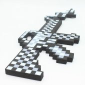 Minecraft Stil Tabanca Tüfek 60 cm thumbnail 2