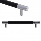(KROM MAT SİYAH) Çekmece Dolap Kulpu Kulp 128 mm thumbnail 1