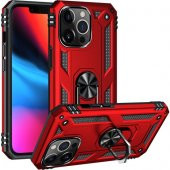 iPhone 13 Pro Max Kılıf Sofya Yüzüklü Standlı Silikon Kılıf thumbnail 5
