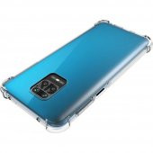 Xiaomi Redmi Note 9 Pro Kılıf Antishock Sert Şeffaf Silikon thumbnail 3