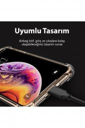 Xiaomi Redmi Note 9 Pro Kılıf Antishock Sert Şeffaf Silikon thumbnail 8