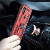 Xiaomi Redmi Note 9 Kılıf Sofya Yüzüklü Standlı Korumalı Kılıf thumbnail 4