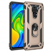 Xiaomi Redmi Note 9 Kılıf Sofya Yüzüklü Standlı Korumalı Kılıf thumbnail 5